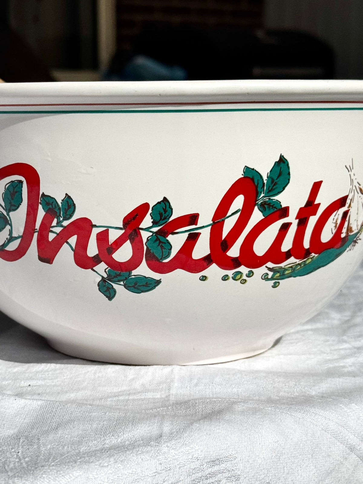 Stor Italiensk salatskål