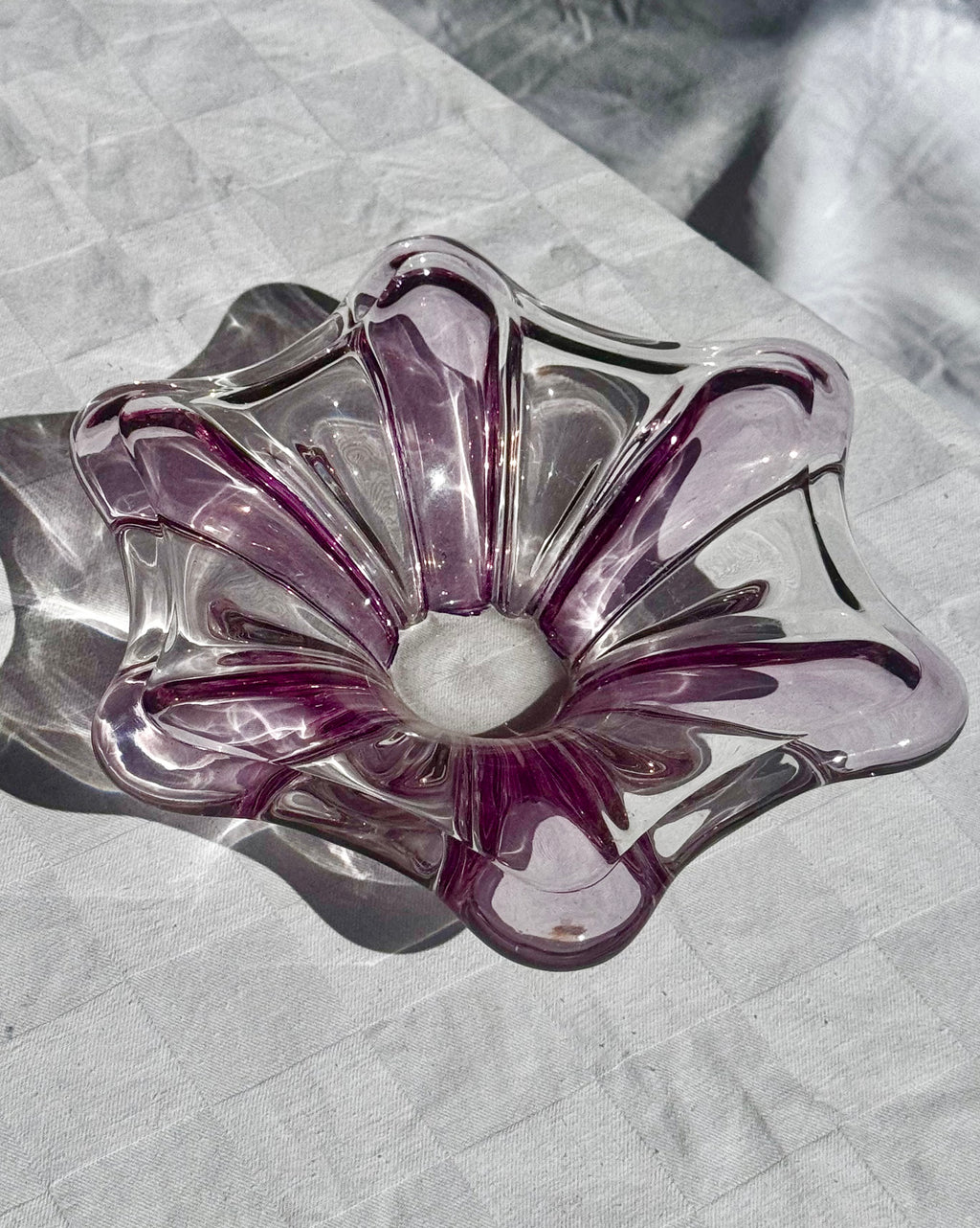 Vintage glasskål