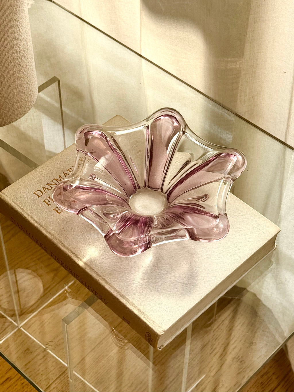 Vintage glasskål