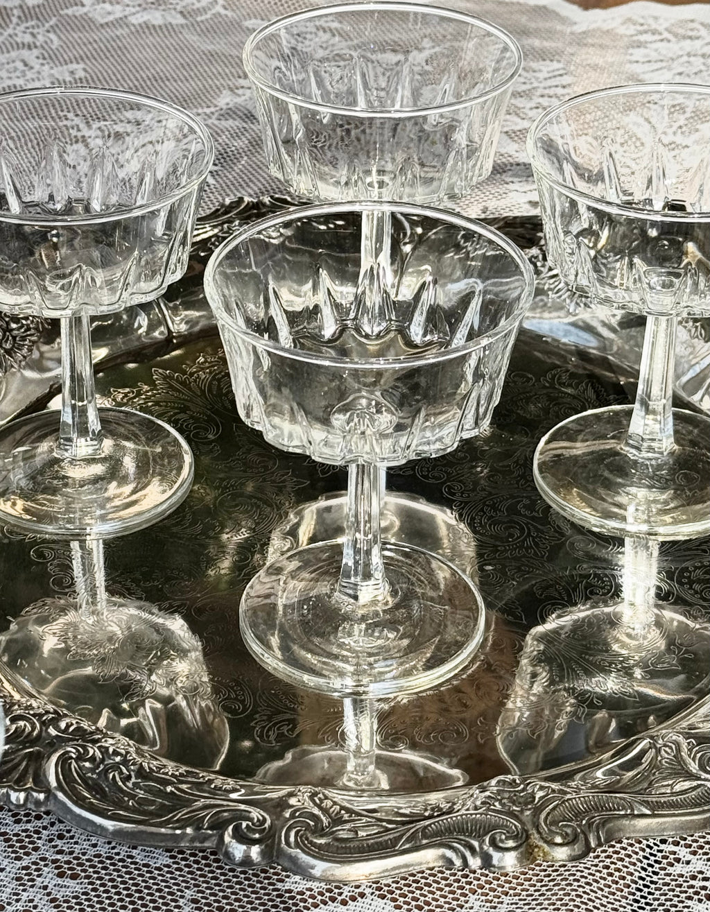 Franske champagneglas
