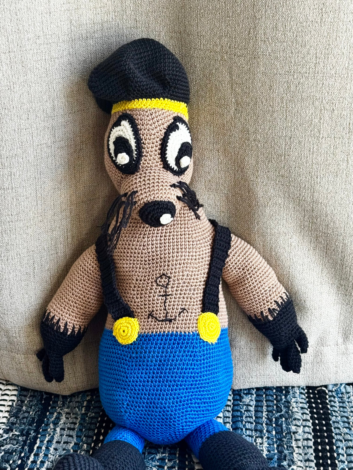 Hæklet Skæg bamse