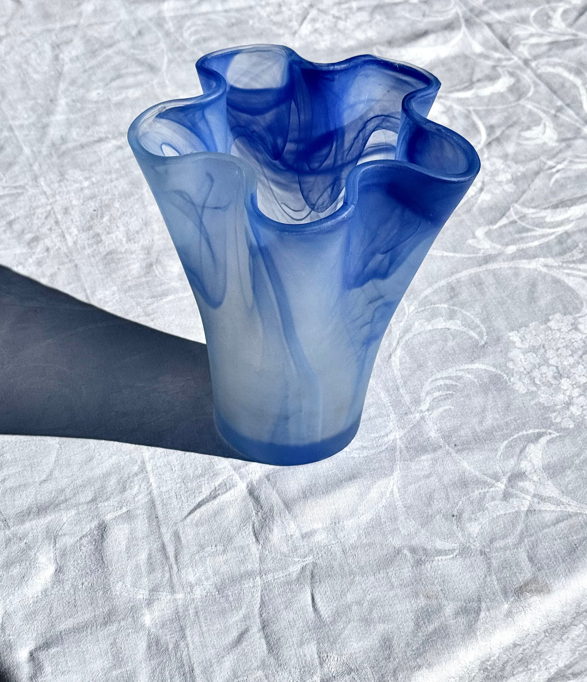 Blå vase