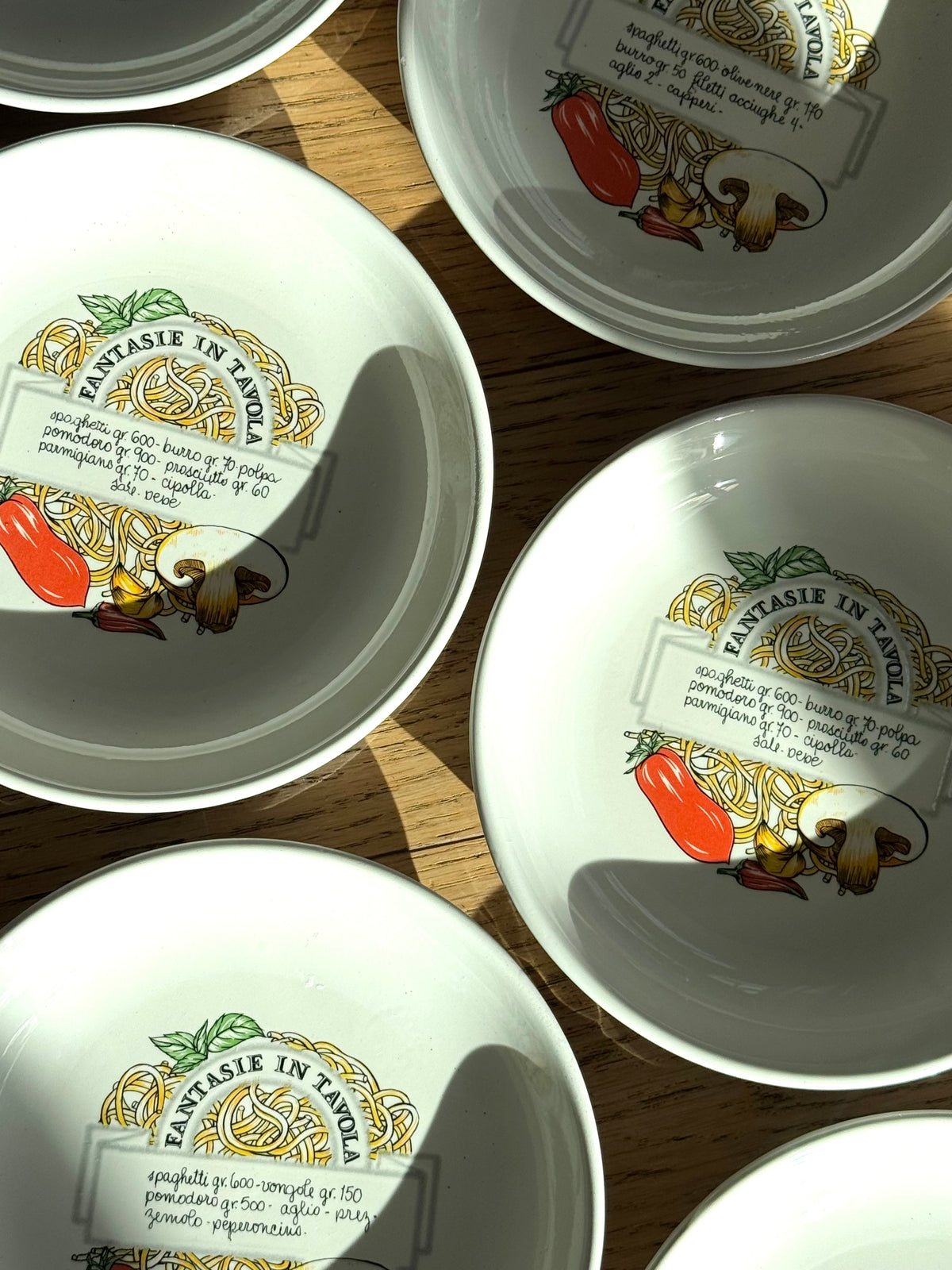 Italienske pastatallerkener
