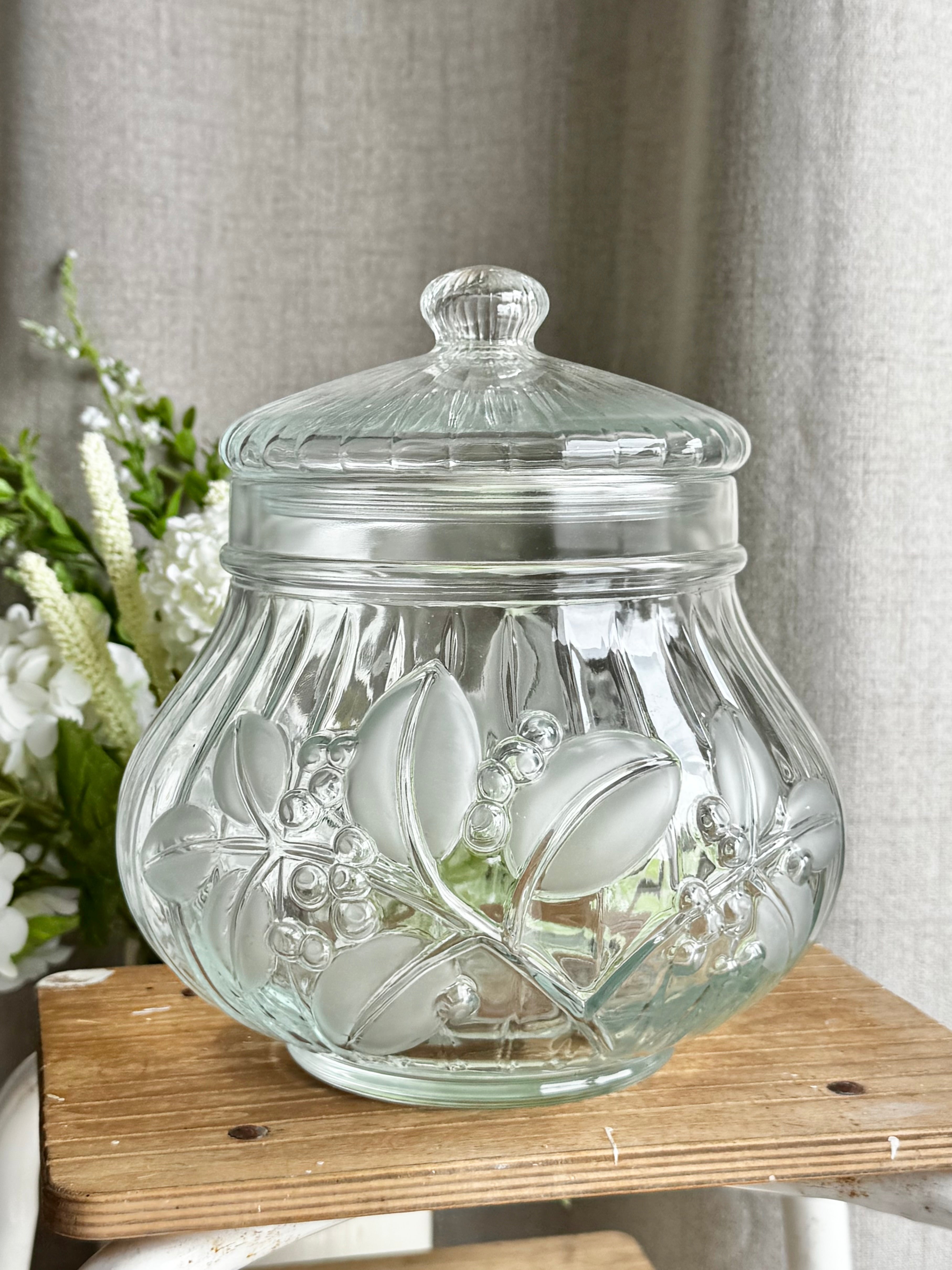 Stor glasbonbonniere