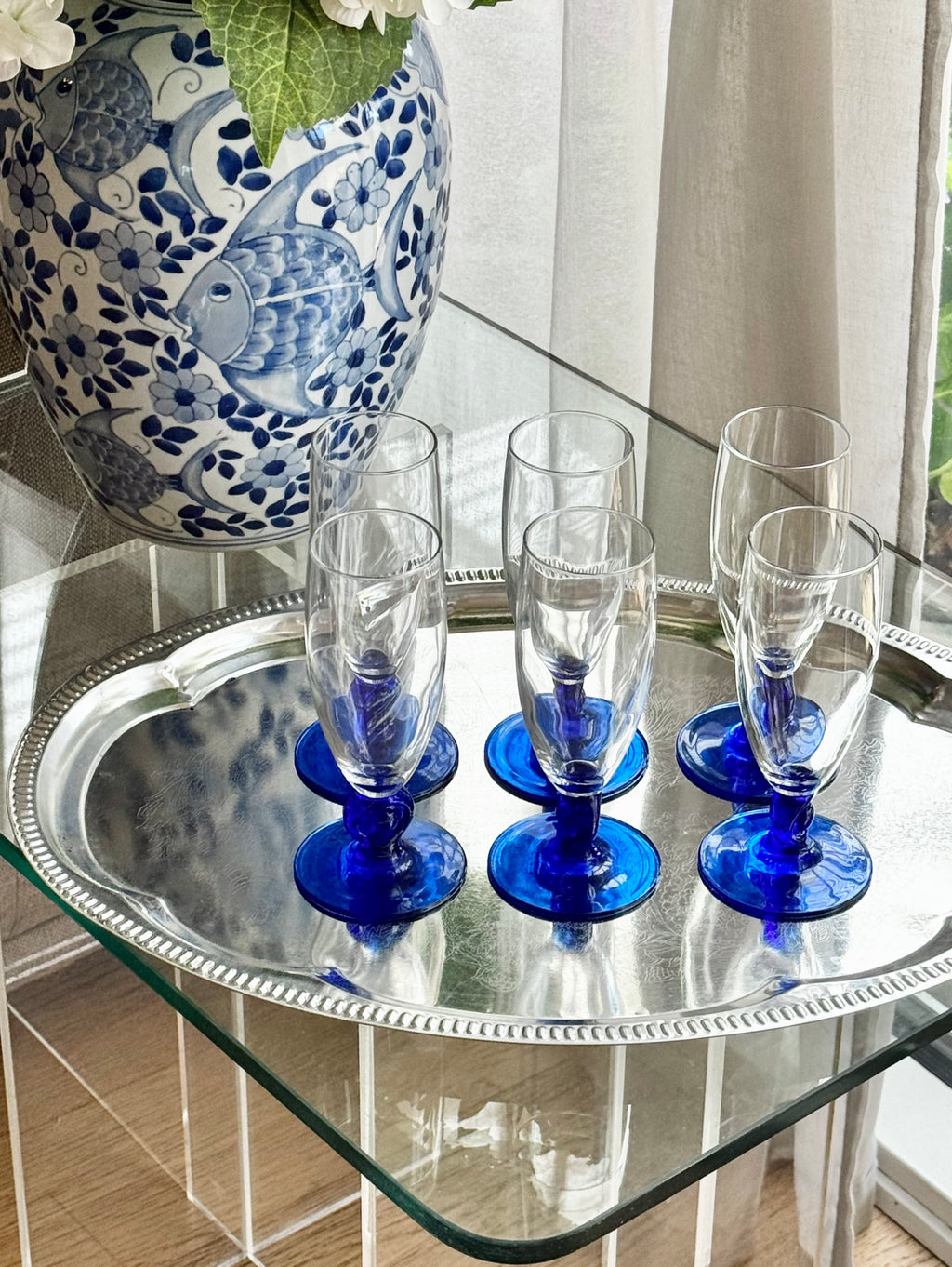 Franske champagneglas
