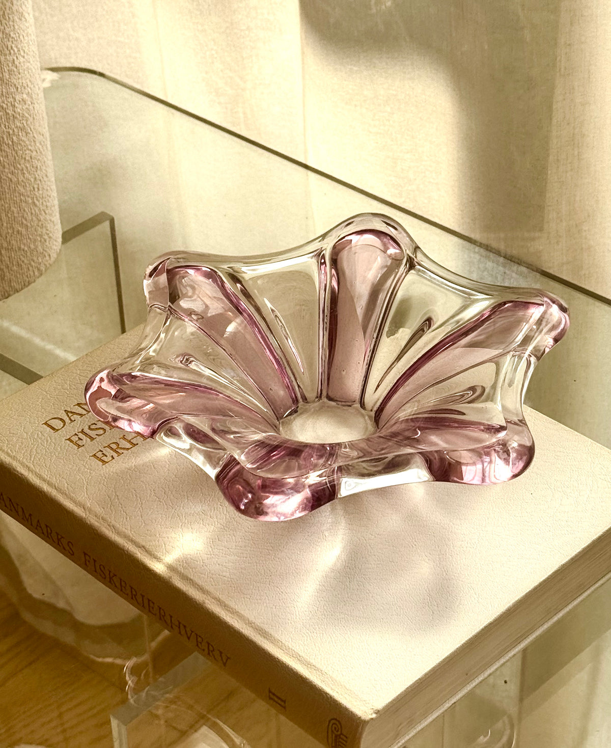Vintage glasskål