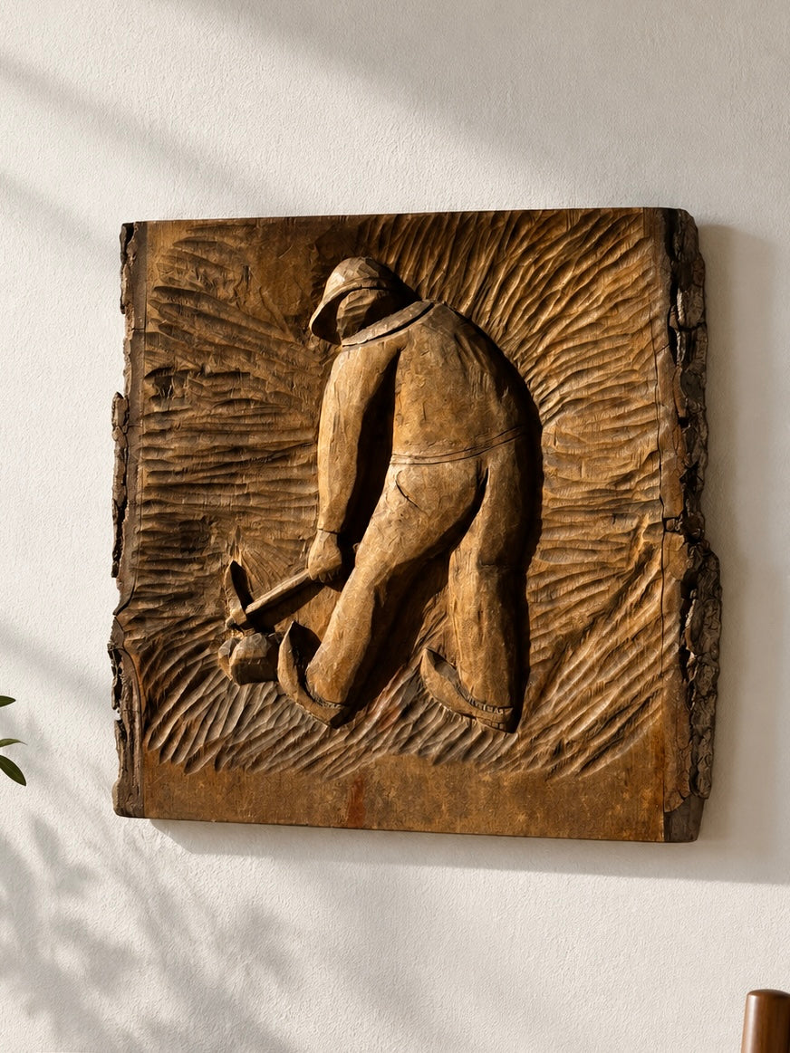 Relief i træ