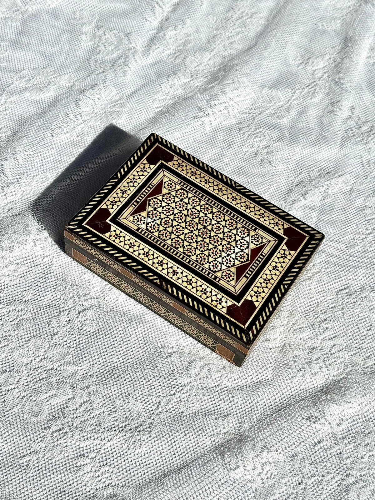 Vintage mellemøstlig smykkeskrin