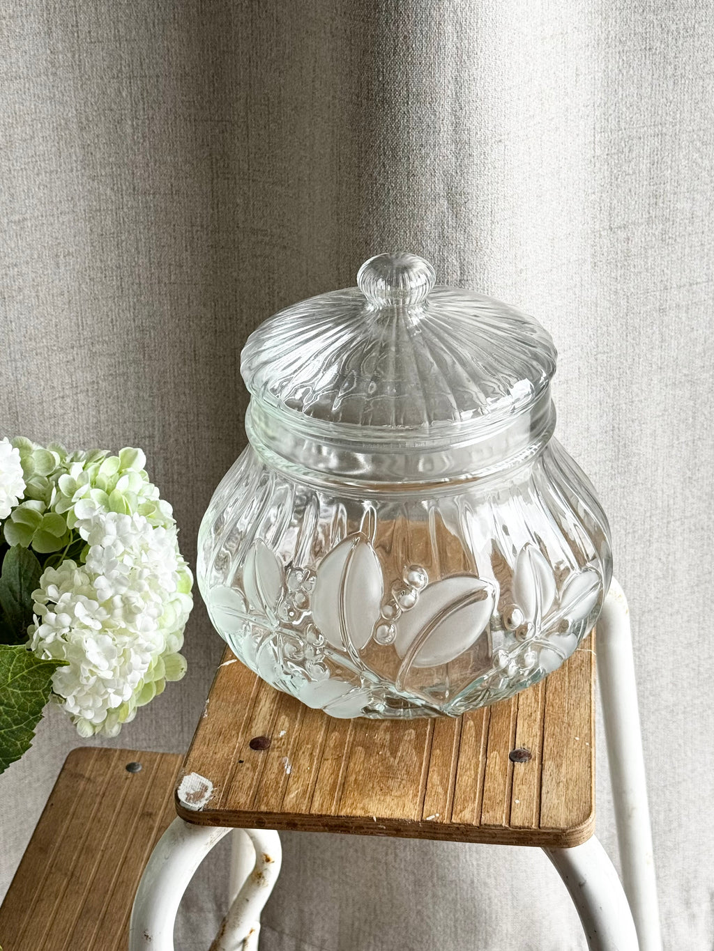 Stor glasbonbonniere