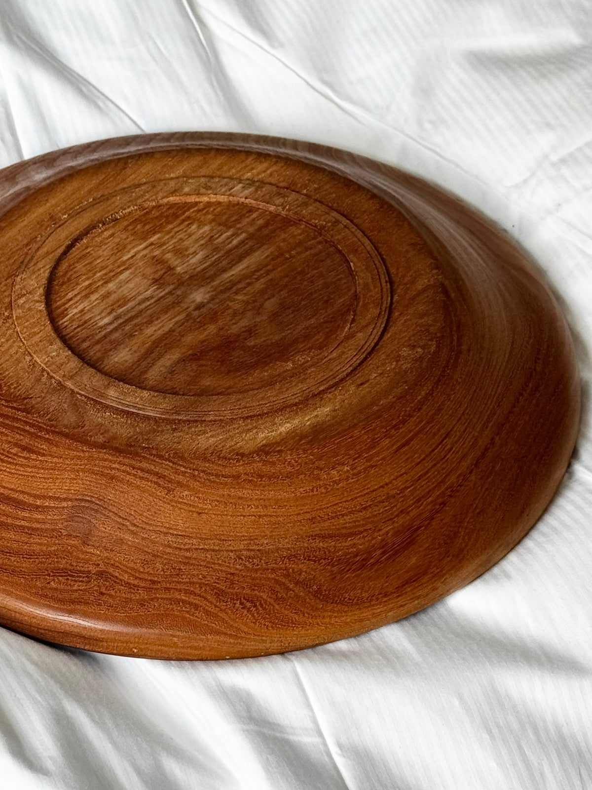 Teak skål
