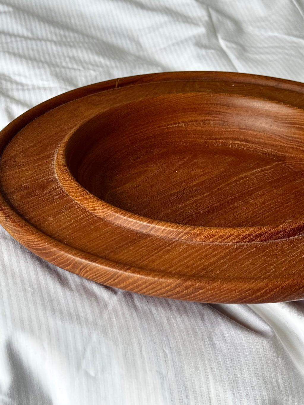 Teak skål