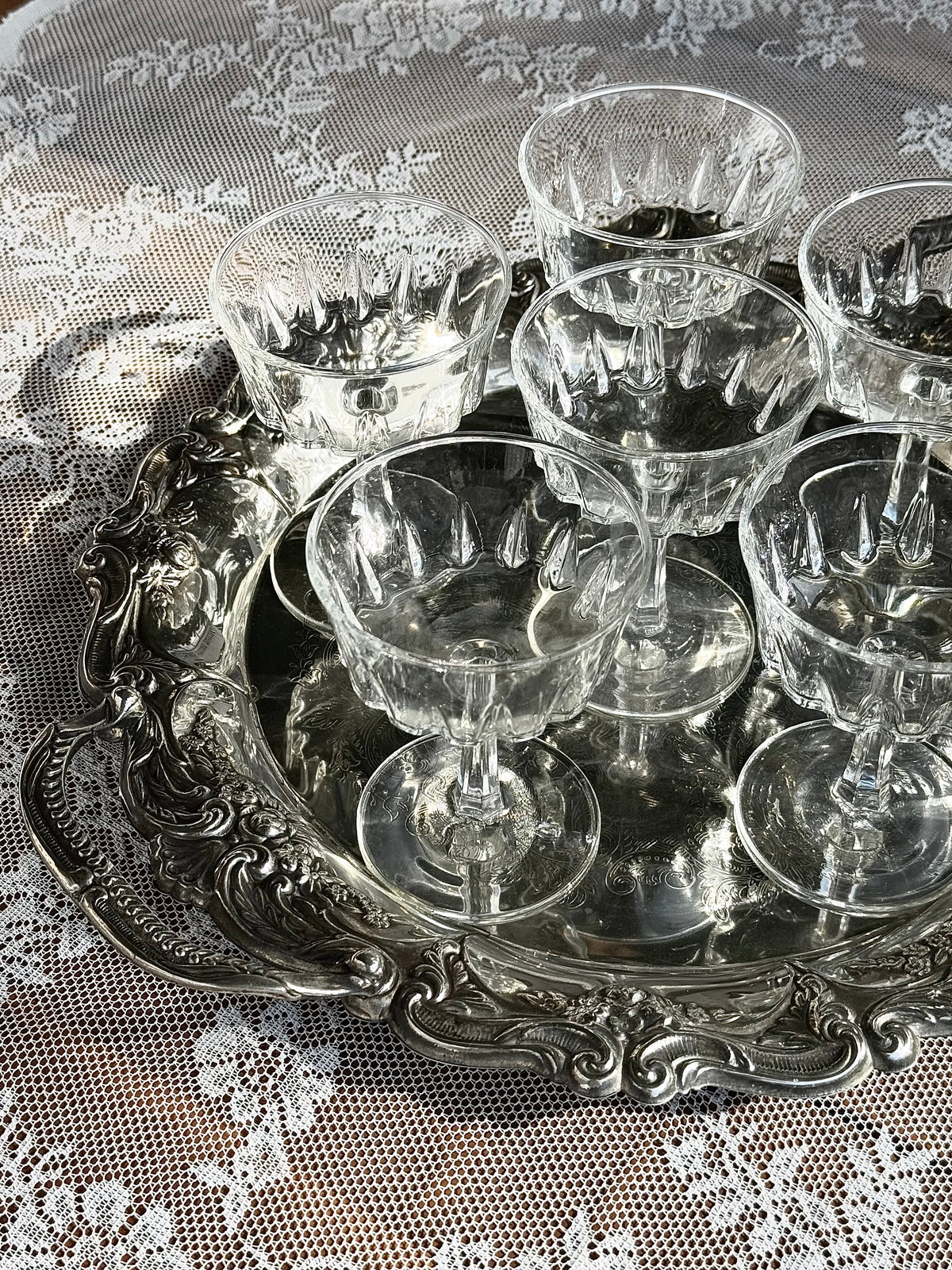 Franske champagneglas