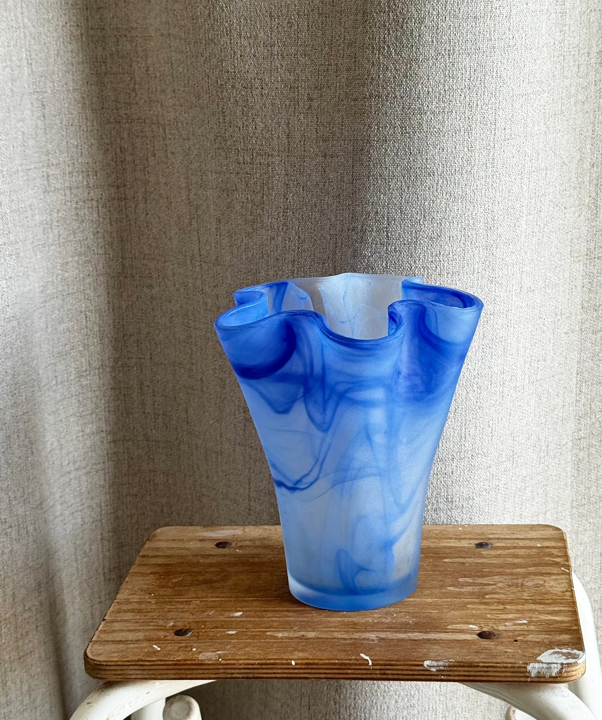 Blå vase