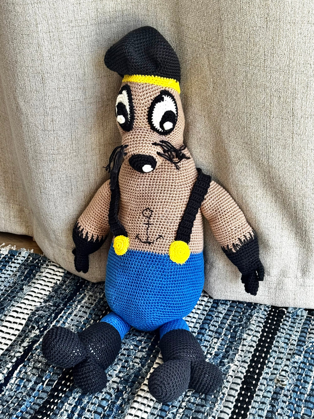 Hæklet Skæg bamse