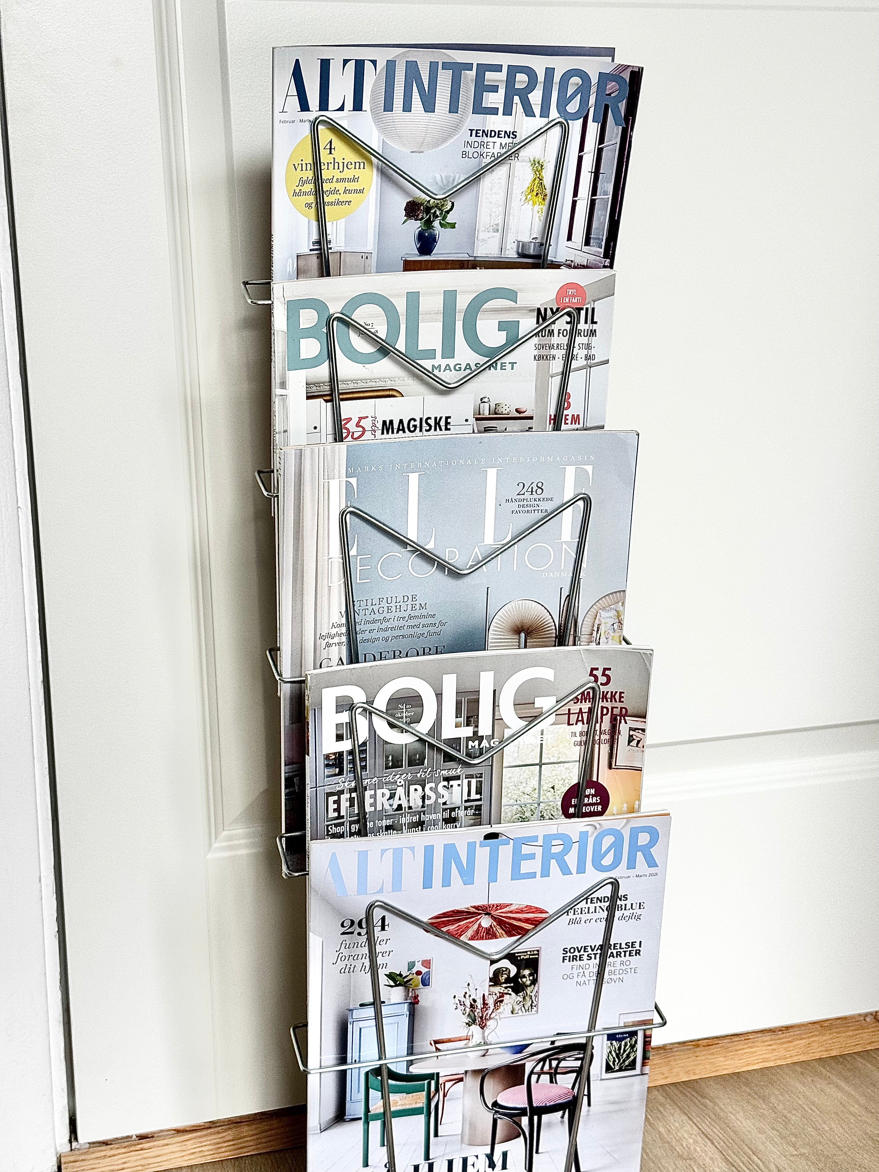 Magasinholder i krom