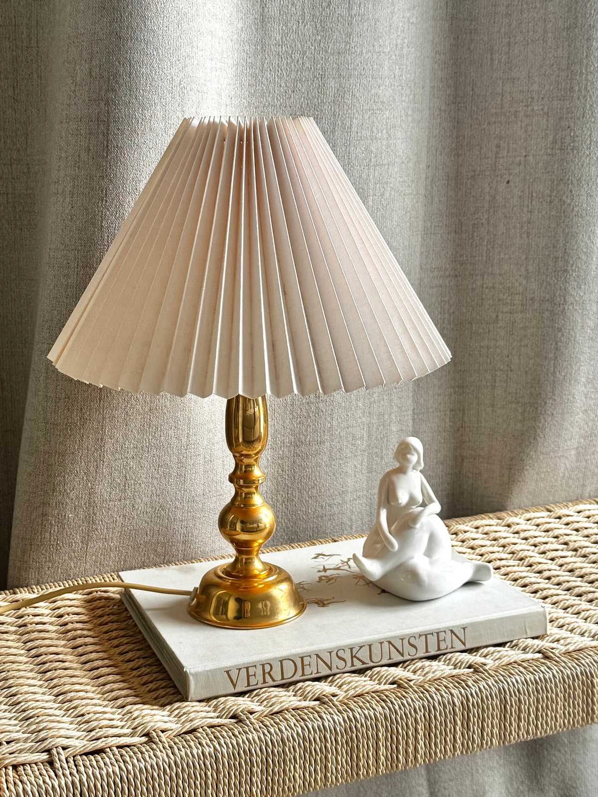 Messinglampe