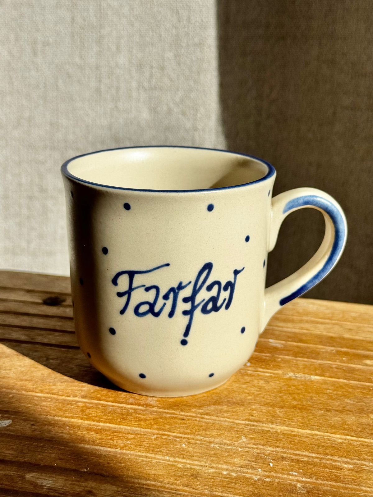 Keramikkrus til farfar