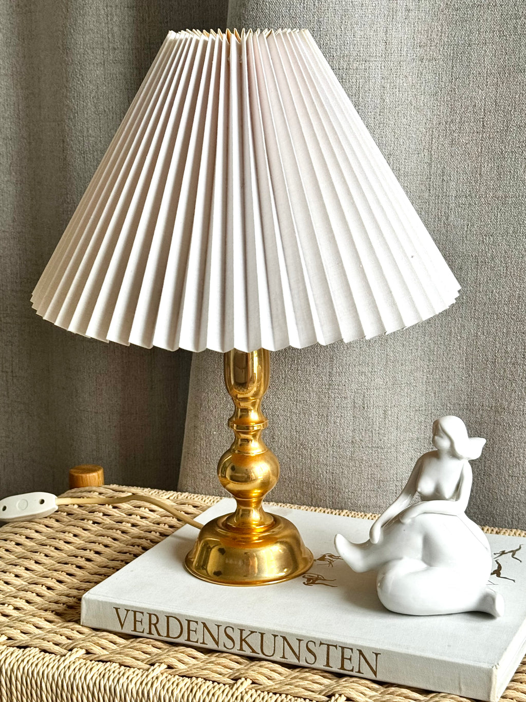 Messinglampe